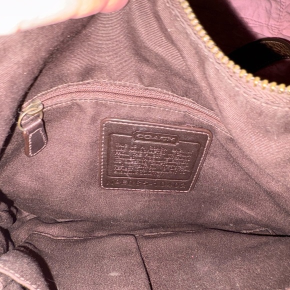 Coach Y2K 90s Monogram Shoulder Bag Purse Mint Condition - Picture 6 of 9